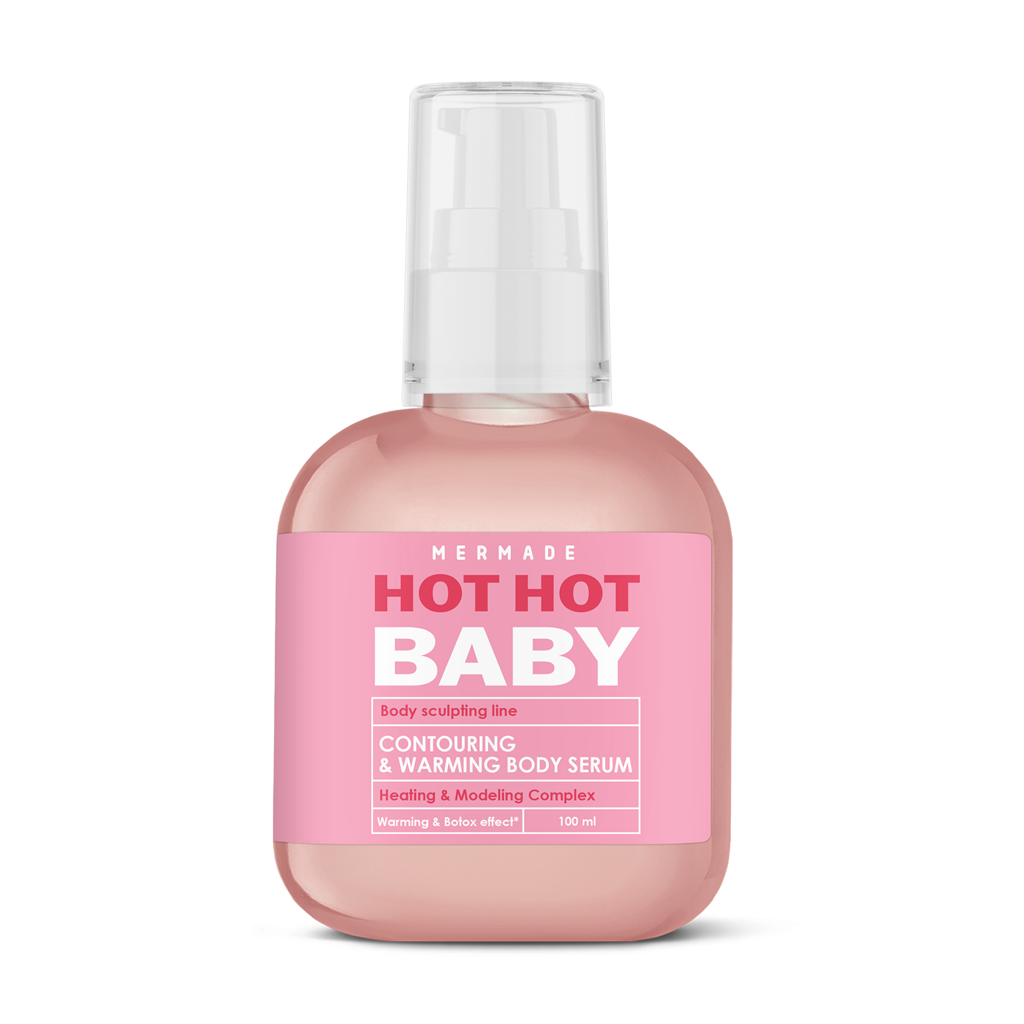 Уцінка! Контурувальна сироватка для тіла Mermade Hot Hot Baby Contouring &amp; Warming Body Serum із зігріваючим ефектом, 100 мл